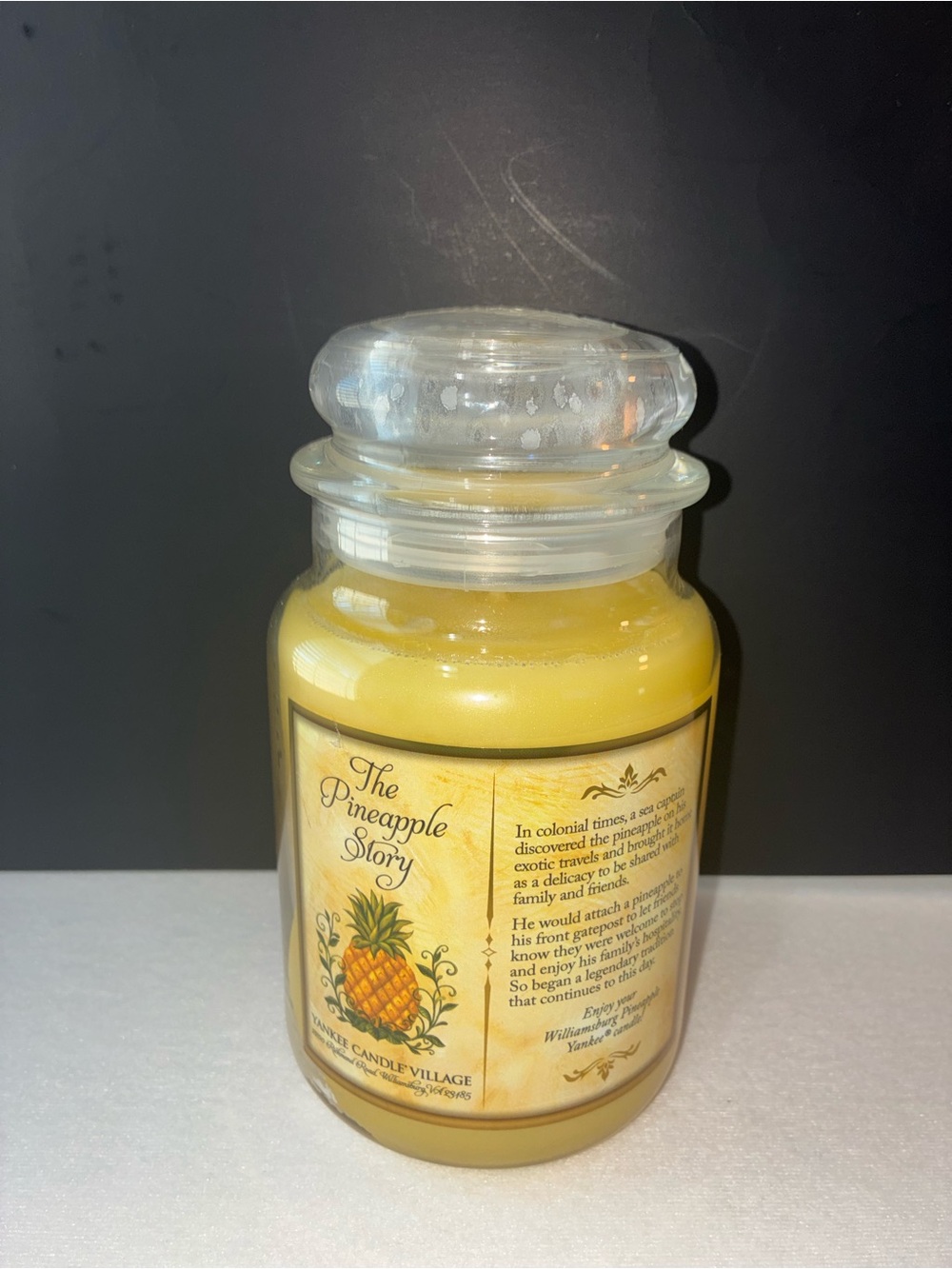 Yankee Candle Pineapple Jar Candle - Yellow discontinued